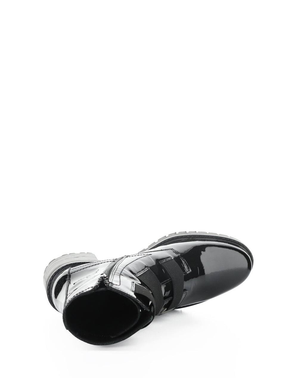 INDIE BLACK PATENT/ELASTIC