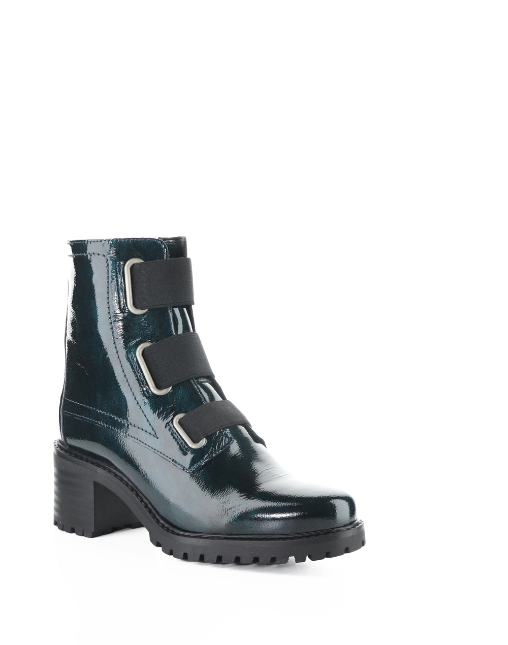 INDIE DK GREEN MACHADO PATENT/ELASTIC