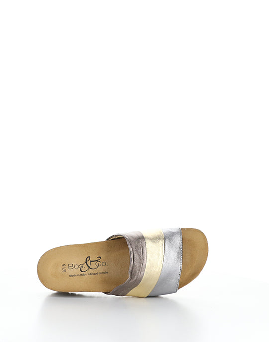 Libby Anthracite Combi Metallic Nappa