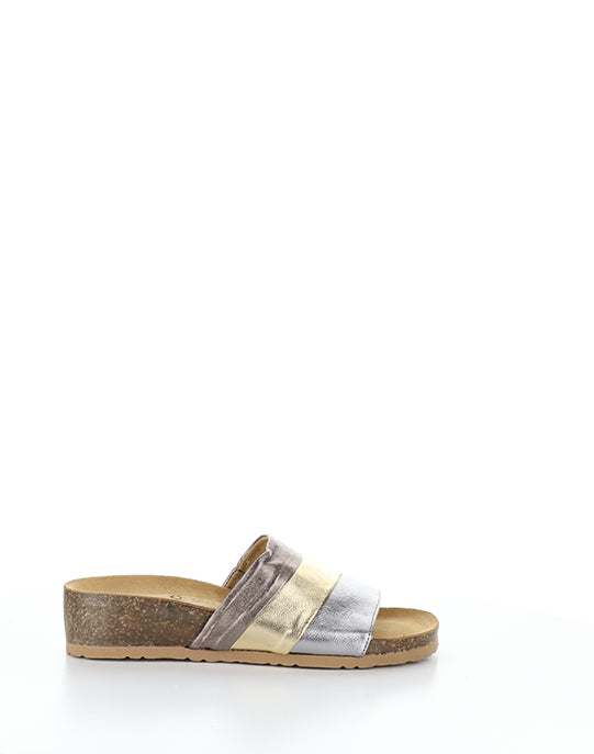 Libby Anthracite Combi Metallic Nappa