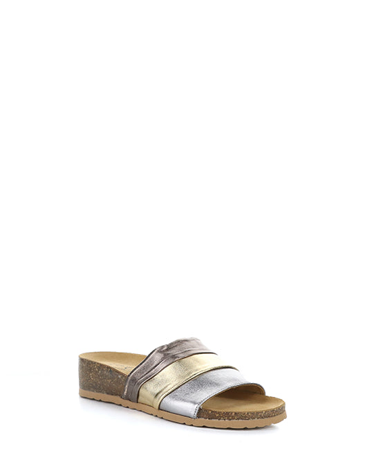 Libby Anthracite Combi Metallic Nappa