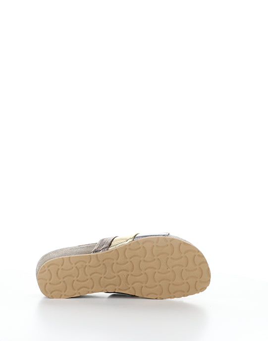 Libby Anthracite Combi Metallic Nappa