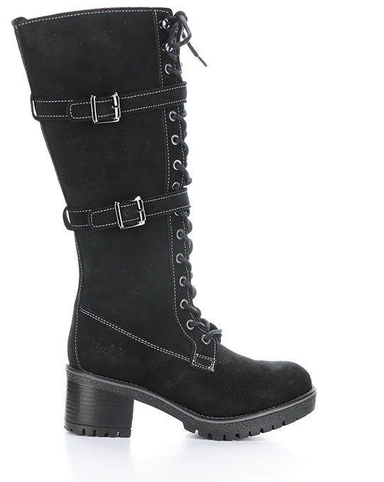Mace Black Oil Suede