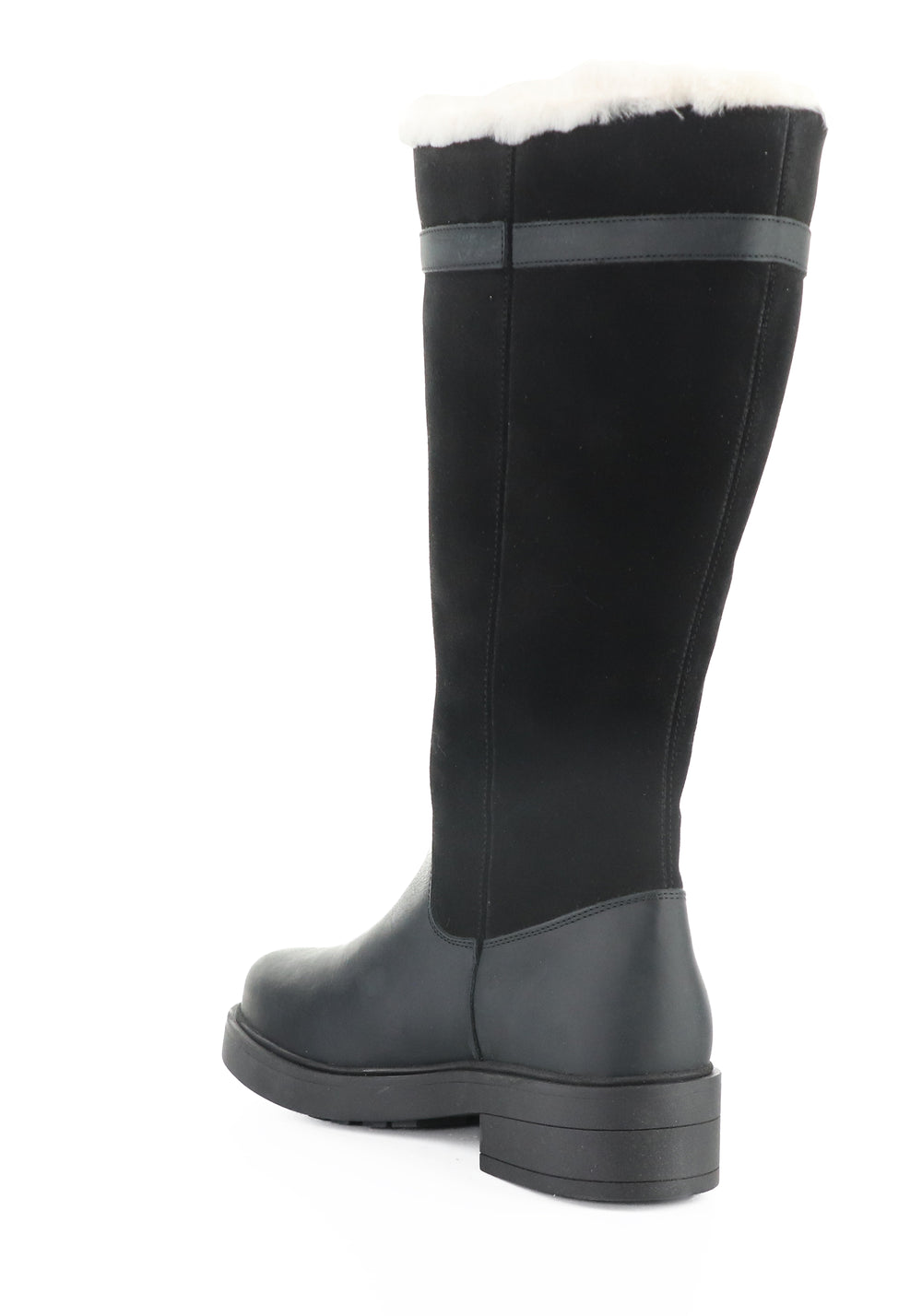 NEVA BLACK SADDLE/SUEDE