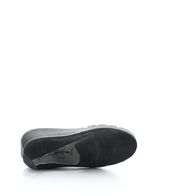 Pece406Fly 005 Black Kid Suede