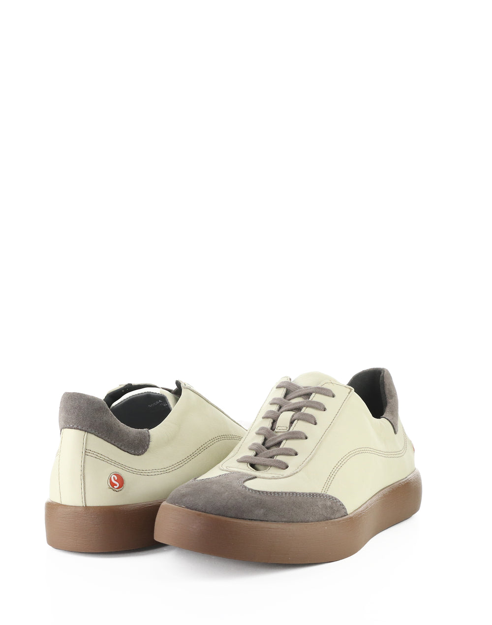 ROVE845SOF 002 ECRU/TAUPE SMOOTH LEATHER