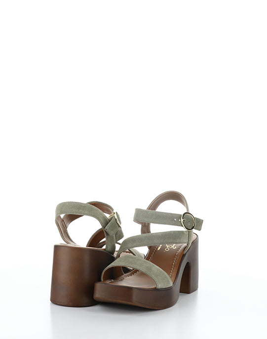 Veda Olive Suede