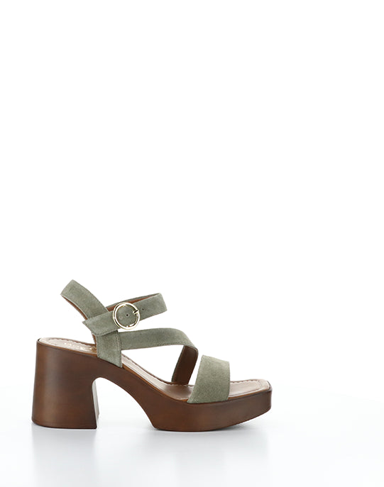 Veda Olive Suede