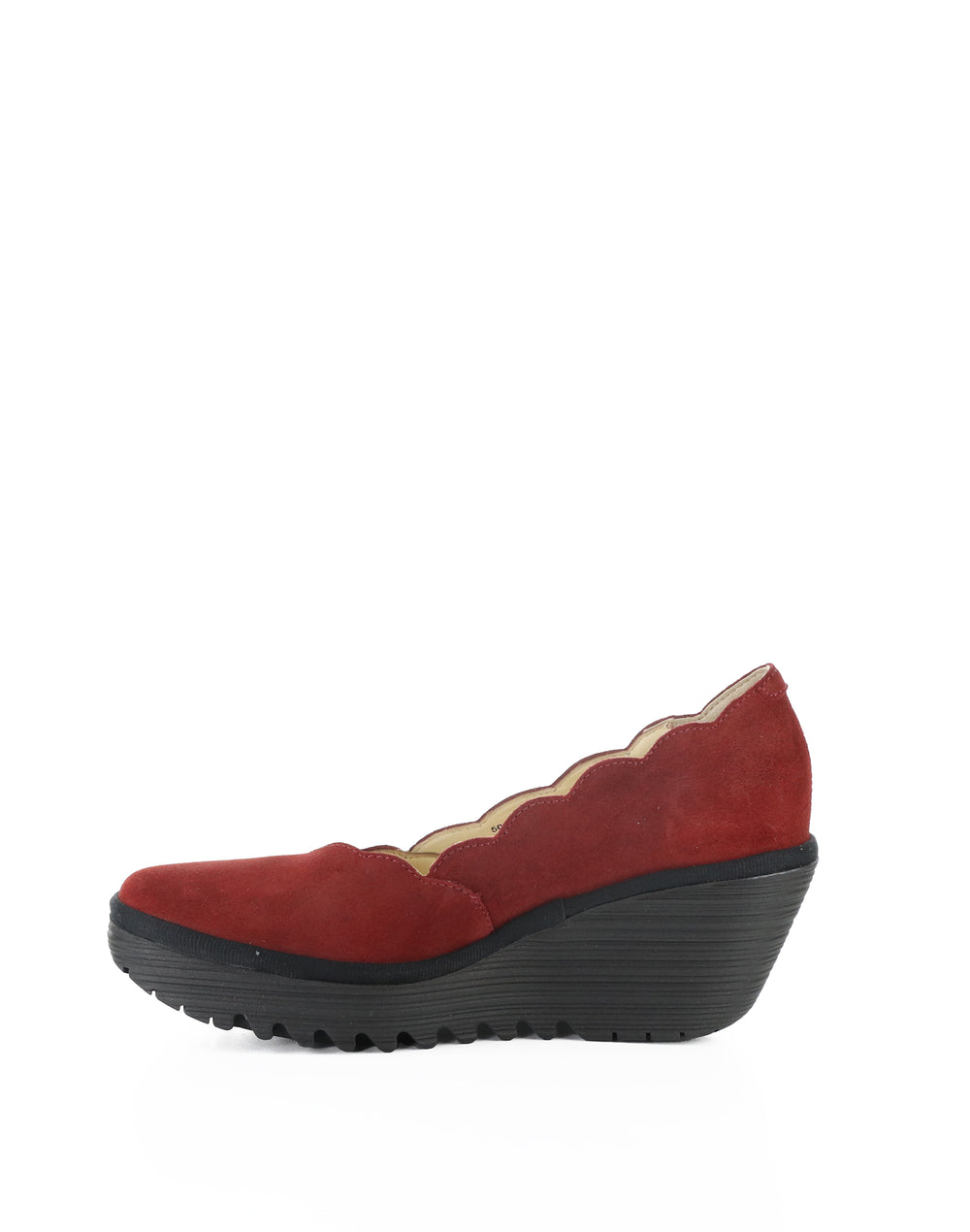 YERK640FLY 004 RED OIL SUEDE